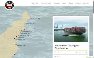 McAllister Towing of Charleston, Inc. website