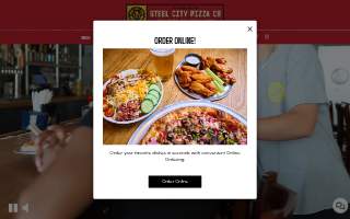 Steel City Pizza website