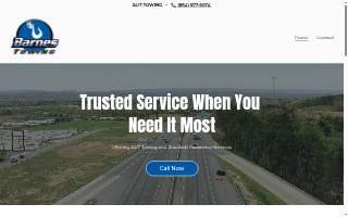Barnes Towing LLC website