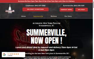 Sabatino's Pizza website