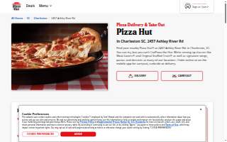 Pizza Hut of Charleston website