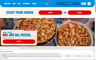 Domino's Pizza of Davenport website
