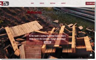Allen's Demolition website