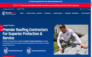 Weatherguard Roofing & Restoration Mt Pleasant SC of North Myrtle Beach website