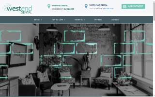 West End Dental website