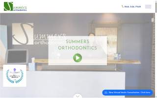 Summers Orthodontics website