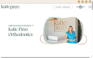 Katie Pizzo Orthodontics website