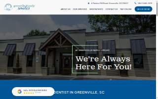 Greenville Family Smiles website