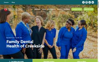 Family Dental Health of Creekside website