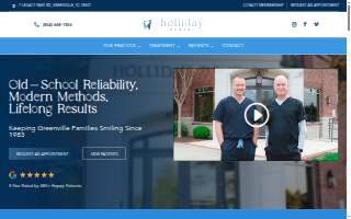 Holliday Dental, P.A. website