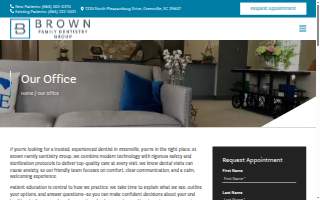 Brown Family Dentistry Group website