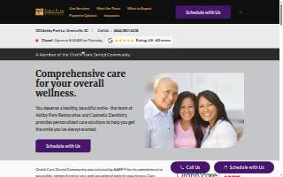 Ashby Park Restorative and Cosmetic Dentistry website