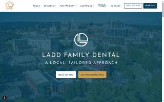 Ladd Family Dental website