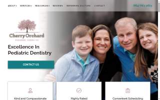 Cherry Orchard Pediatric Dentistry website