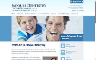 Jacques Dentistry website