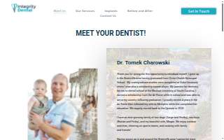 Integrity Dental website