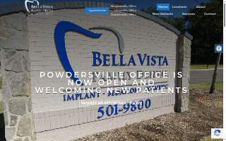 Bella Vista Dental website