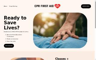 CPR First Aid 101 LLC American Heart Association certified website