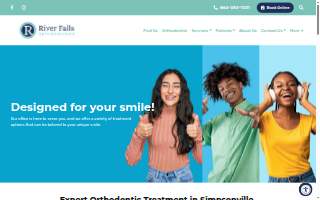 River Falls Orthodontics website