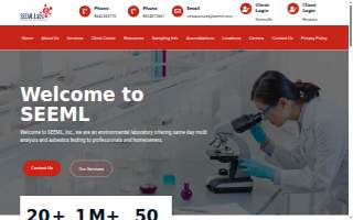 Southeast Environmental Microbiology Laboratories website