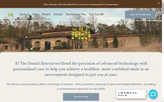 The Dental Retreat website