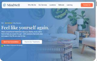 MindWell Health Therapists, Psychiatry, and Ketamine website