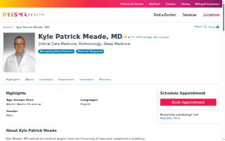 Kyle Patrick Meade, MD website
