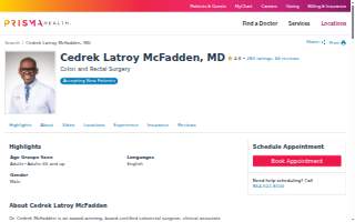 Cedrek Latroy McFadden, MD website