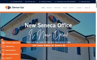 Clemson Eye Greenville website