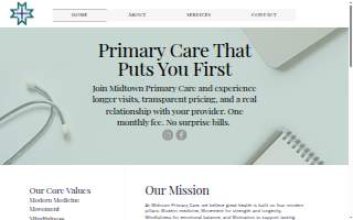 Midtown Primary Care website