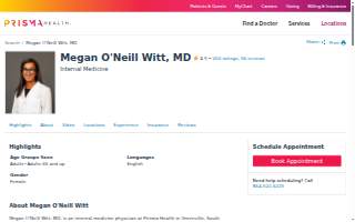 Megan O'Neill Witt, MD website