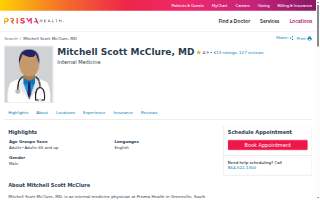 Mitchell Scott McClure, MD website