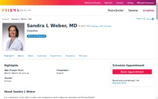 Sandra L Weber, MD website