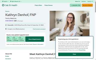 Kathryn Denhof, FNP website