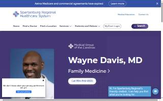 Wayne Davis Jr MD website