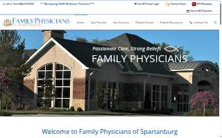 Family Physicians of Spartanburg website