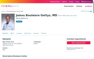 James Boulware Gettys, MD website