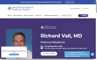 Richard Vail MD website