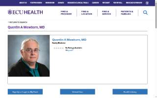 Quentin A Mewborn, MD website