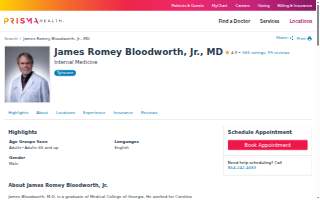 James Romey Bloodworth, Jr., MD website