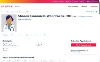 Sharon Emanuela Wondracek, MD website