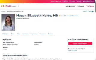 Magen Elizabeth Heide, MD website