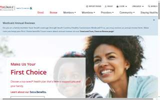 Select Health of Sc website