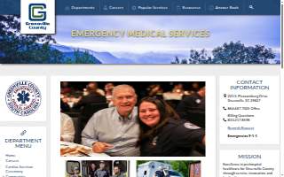 Greenville County EMS website