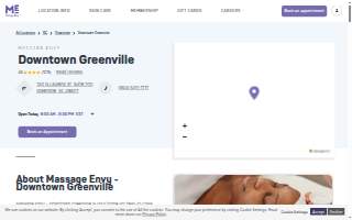Massage Envy of Greenville website