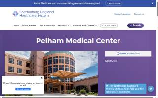 Pelham Medical Center website
