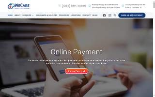 WeCare Family Health - Greenville website