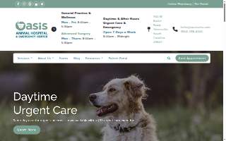 Oasis Animal Hospital & Emergency Center website