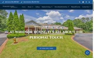 Windsor House Greenville website