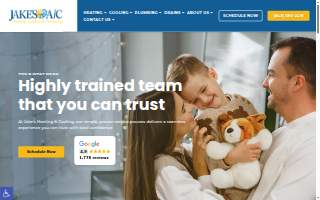 Jake's Heating and Cooling of North Myrtle Beach website